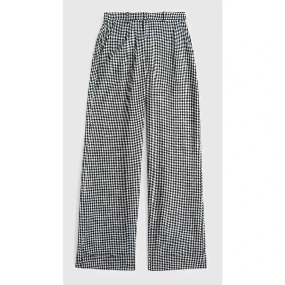Abercrombie & Fitch Women's
Tailored Linen Wide Leg
Gingham Pants 25 SHORT - Picture 2 of 4